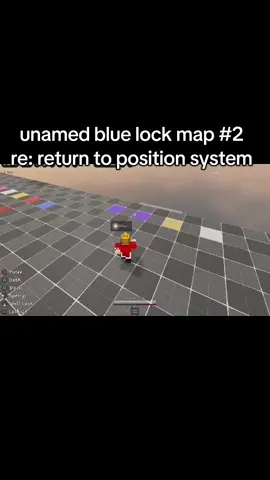 a better look at the return to position system. uses scale and teleport blocks to dictate who goes where #jjs #bluelock #roblox #fyp 