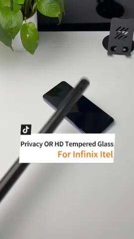 For infinix gt30pro Privacy tempered glass screen protector.  #smart9 #hot50i #note50 #temperedglass #TikTokShop11BigPamasko