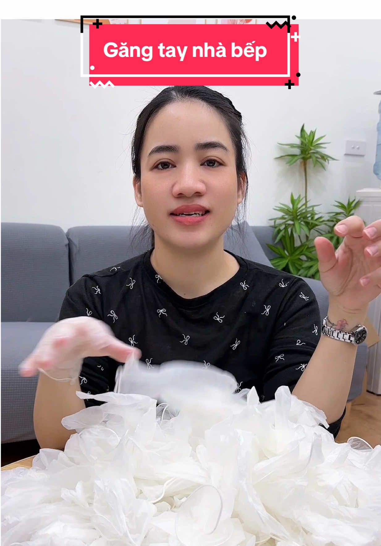 Găng tay trong suốt #nhacuaenn #gangtaynauan #gangtaythucpham 