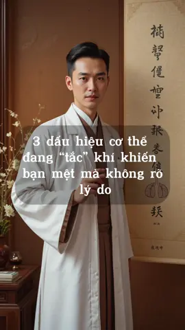 3 dấu hiệu cơ thể đang “tắc” khí khiến bạn mệt mà không rõ lý do#khoemoingayapt 