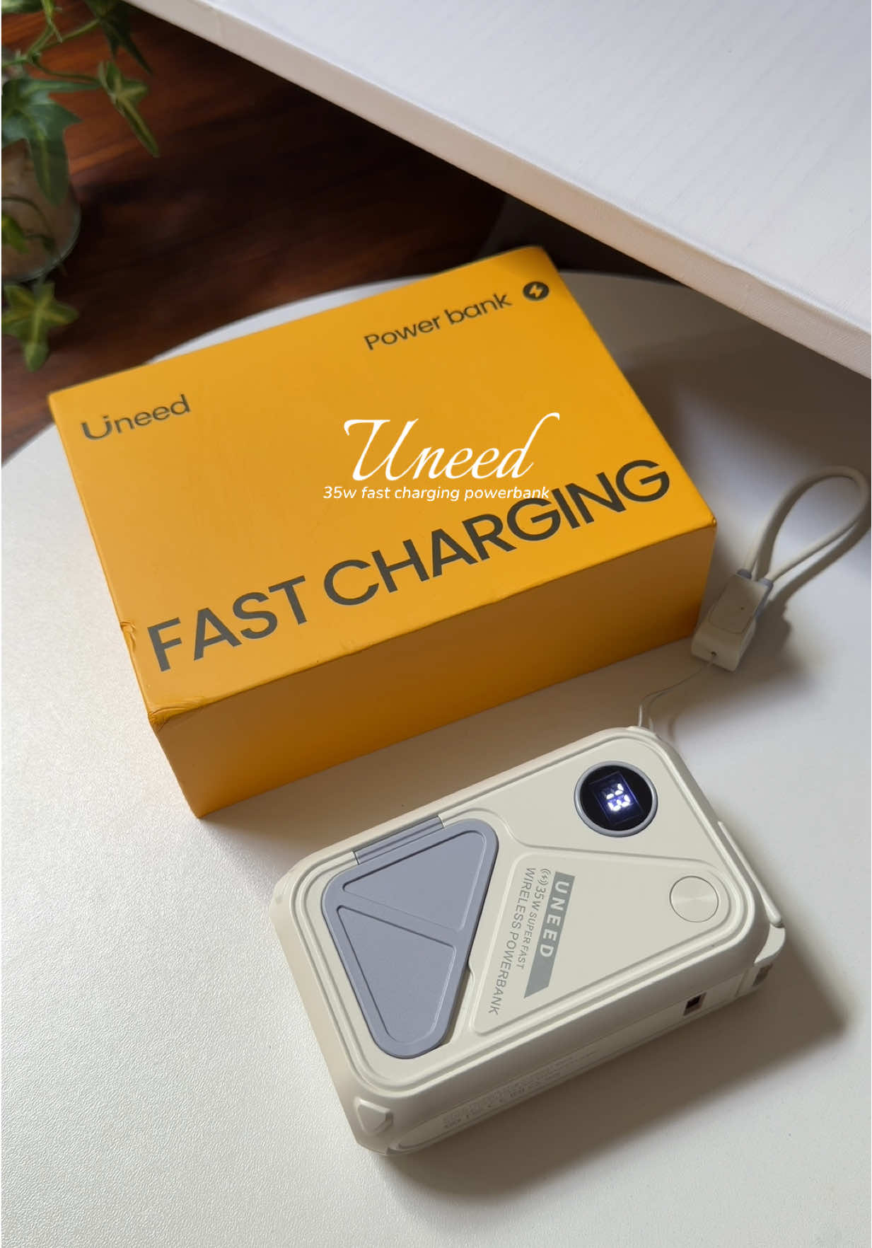 Uneed (20000/30000mah) 35w Fast Charging Powerbank, perfect for travel, work, and heavy users! #uneedpowerbank #30000mahpowerbank #powerbankrecommendations #powerbank20000mah #fyp 