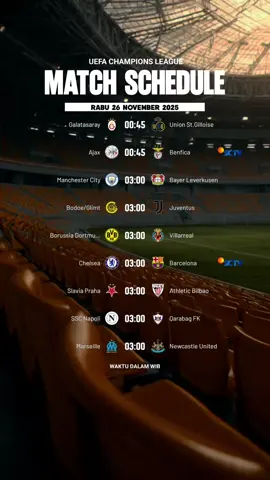 Jadwal Liga Champions Malam Ini #jadwalbola #barcelona #chelsea #ucl #ligachampions 