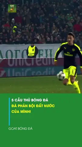 5 cầu thủ bóng đá đã phản bội đất nước của mình #xuhuong #football #viral #ronaldo 
