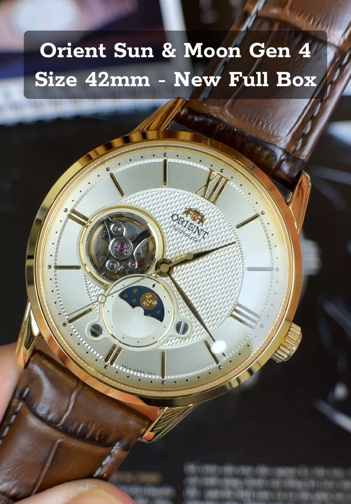 Orient Sun & Moon Gen 4 - Lộ Cơ Đỉnh Cao - Size 42mm #donghoorient #donghonhat #orient #donghoco #donghochinhhang 