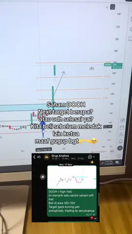 Happy Cuan DOOH Lumayan lah market lg enak harus di manfaatin momentum nya 😘 ga selalu cuan da rugi nya ya… cek postingan aku sebelumnya aku sering share klo lg lose jga.. karna aku trading beneran y #saham #sahamindonesia #ihsg #investorsaham 