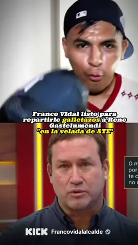 Franco VIdal listo para repartirle galletazos a Rene Gastelumendi, en la velada de ATE #francovidalalcalde #renegastelumendi #velada #peru #noticiasperu