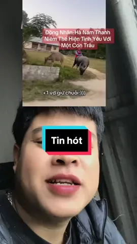 Thanh Niên Thiể Hiện Tình yêu Thương Với Một Em Trâu#xuhuong #mạnh_review 