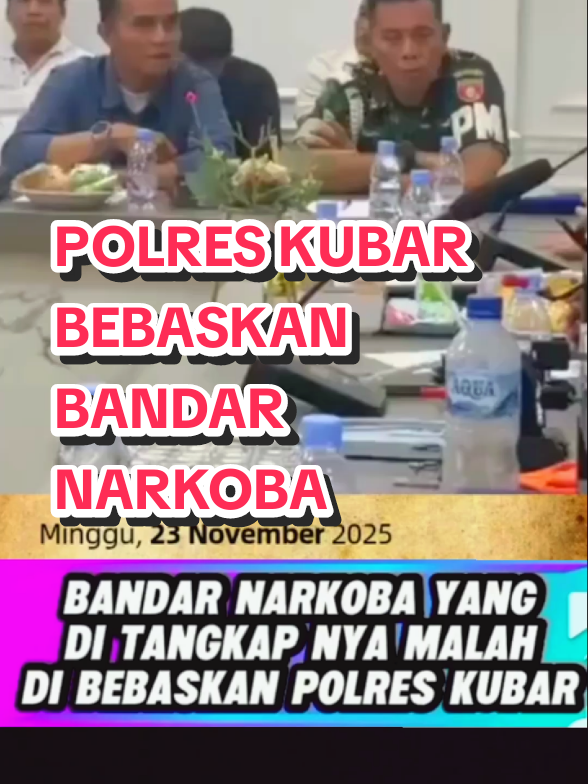 Viral Polres kubar Bebaskan Bandar Narkoba Memicu Konflik Internal TNI Polri #polreskubar #narkoboy😎 #polri #tni #viral