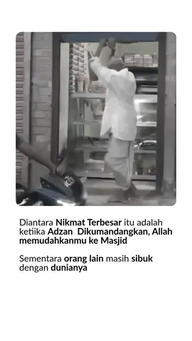 Allah sudah menjamin Rezeki mu, tapi tidak menjamin Ibadahmu..