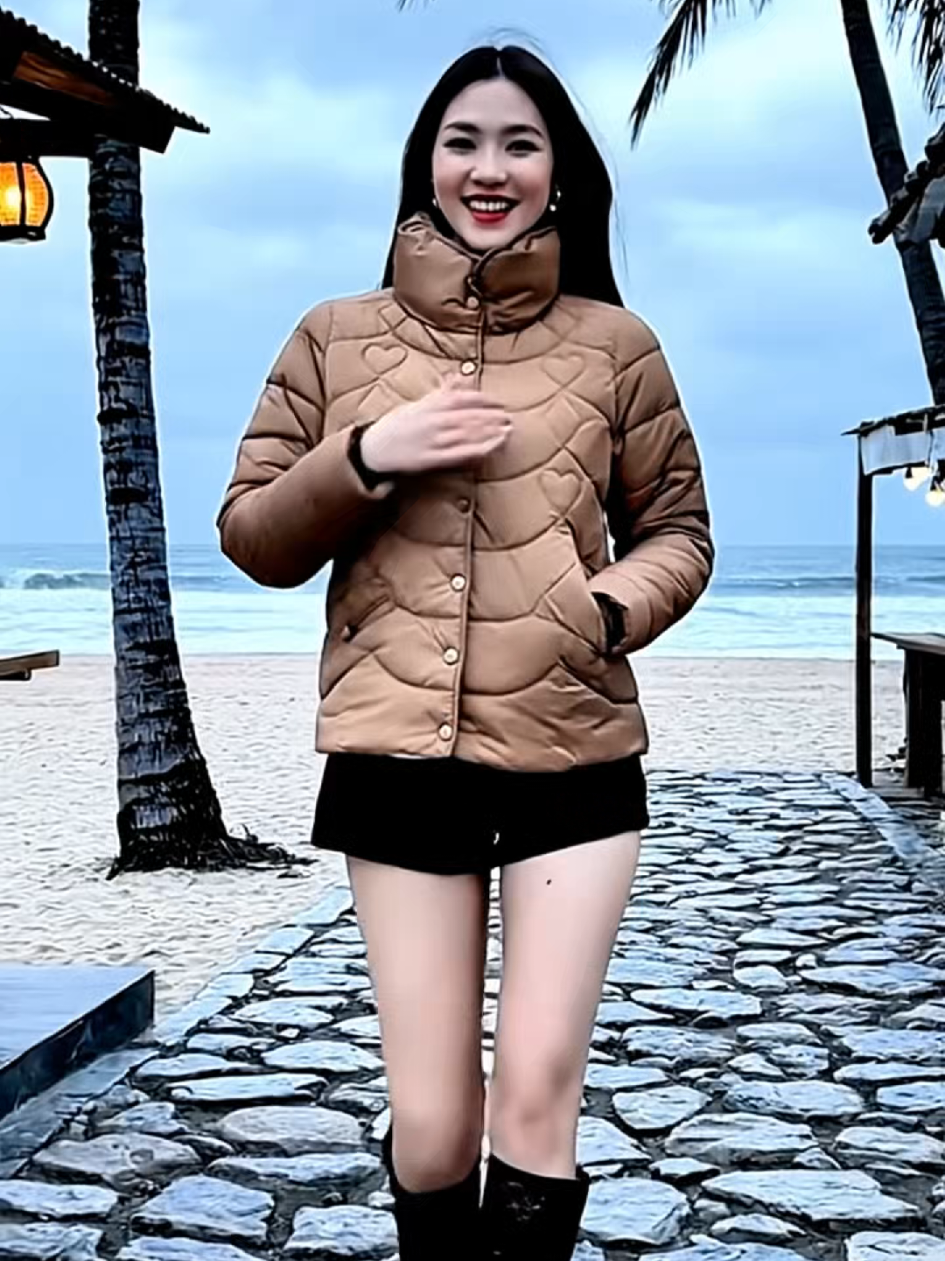 Áo khoác phao nữ siêu nhẹ dáng ngắn from ôm nhiều màu sắc trắng nhã trẻ trung #aophao #aokhoacnu #thoitrangnuhottrend #hientiktokshop #aodep 