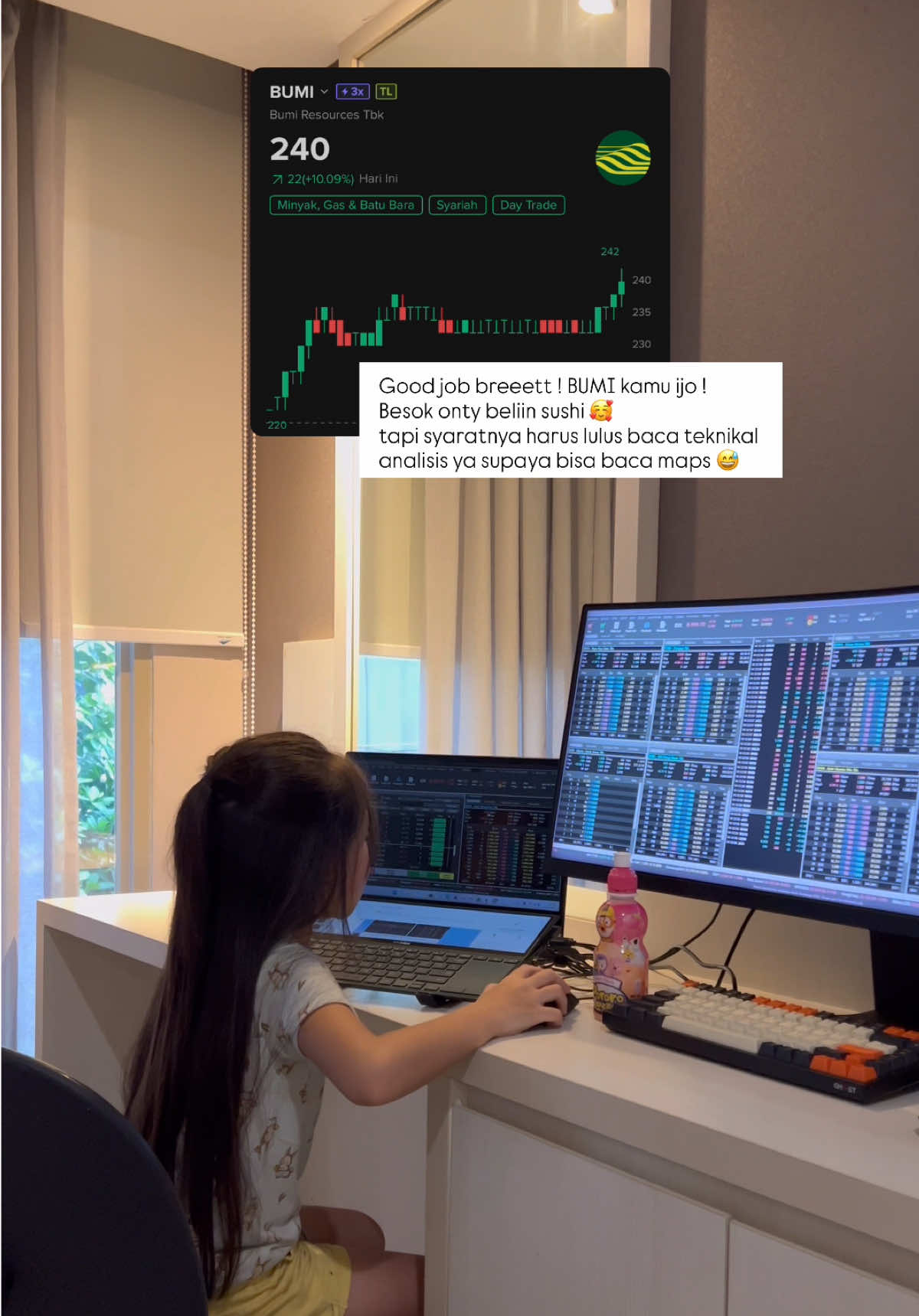 Good Job breeett ! #BUMI #sahamsejutaumat #saham #traderkecil 