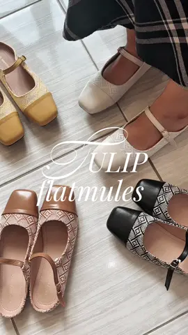 “Pretty shoes for pretty days 💗✨” Tulip Flatmules siap nemenin langkahmu—dari kerja sampai weekend vibes. Link on bio 🪷 #giosaverino #flatmules #mules #mulesshoes #sandalmules 