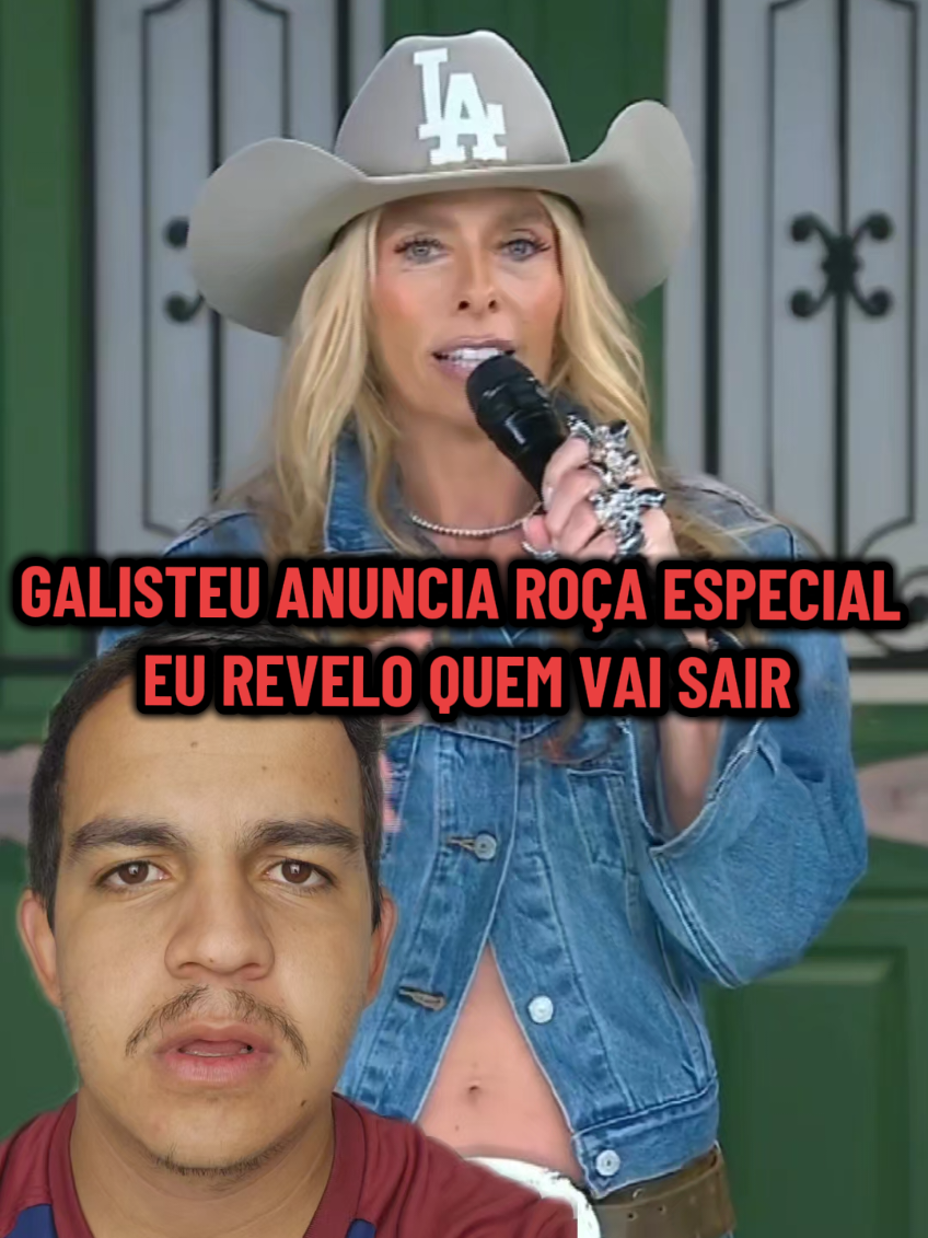 Galistei anuncia Roça Especial para os participantes e eu te mostro quem sai entre Fabiano, Maria e Kathy