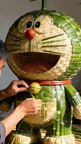#ai #douyin #handmade #bamboo #doraemon 