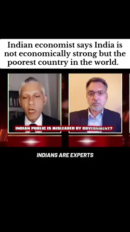 India is not economically stable said Indian economist #fyp #viral #foryoupage #viral_video_tiktok 