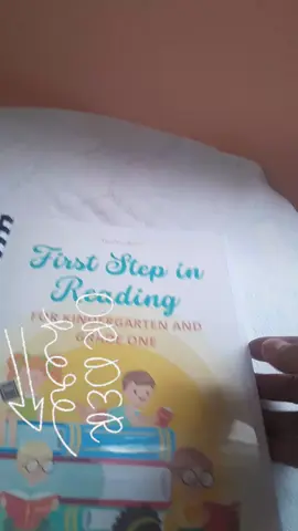 First step in reading fir kindergarten and grade one# readingbookforkinderand gradeone#fyp 
