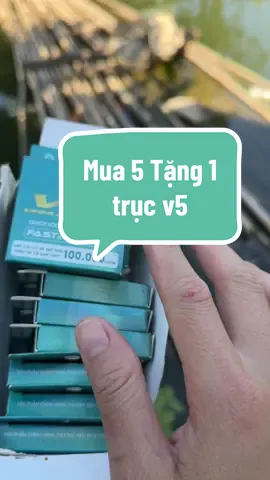 Mua 5 tặng 1 mua 10 tặng 2 . 89k 5 Bộ Trục Câu Đài V5 không nút thắt đầu cần … #cauca #caucagiaitri #ngovanquan68