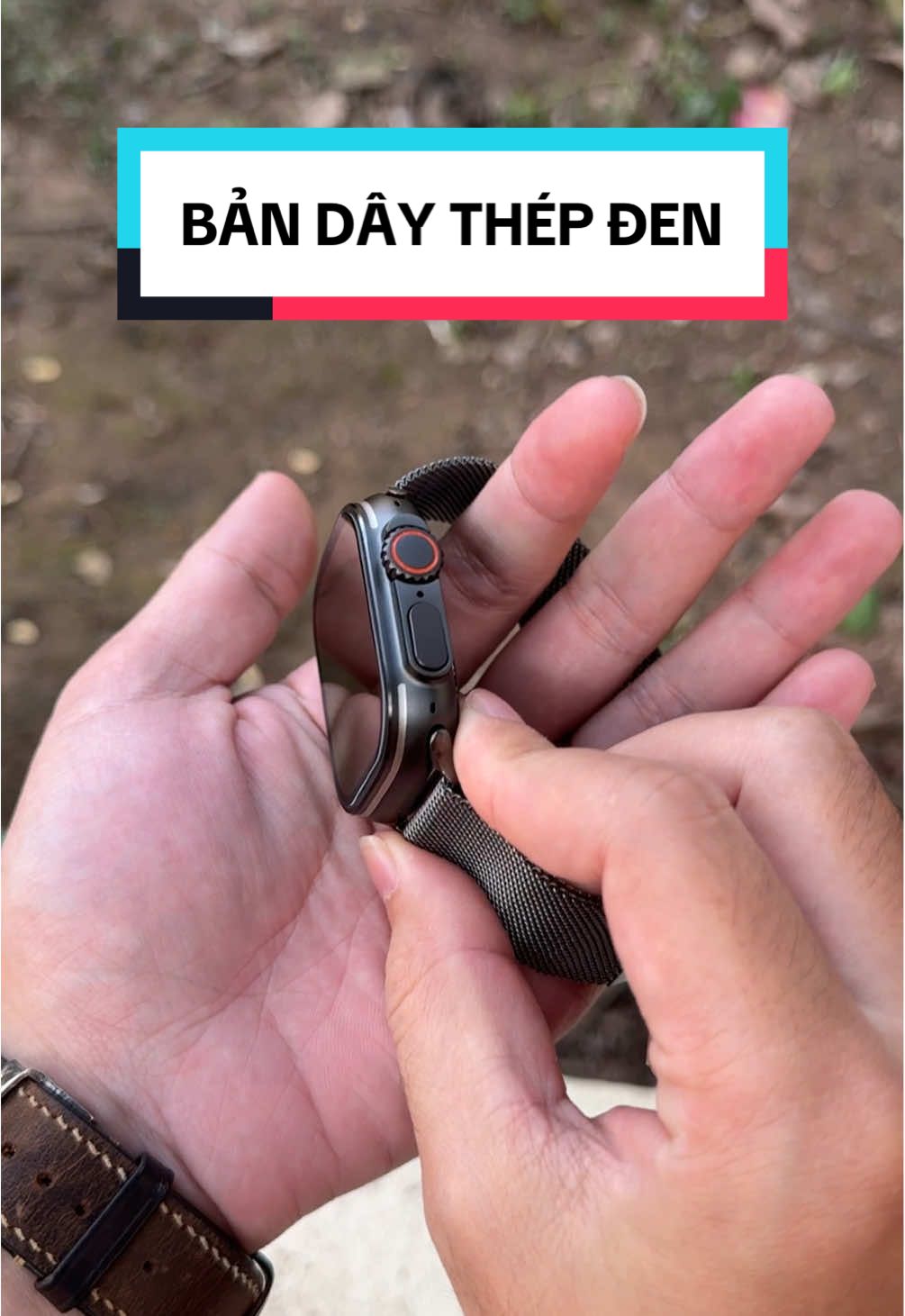 Ultra 3 bản dây thép đen lại về rồi ạ #xuhuongtiktok #donghonam #donghothongminh 