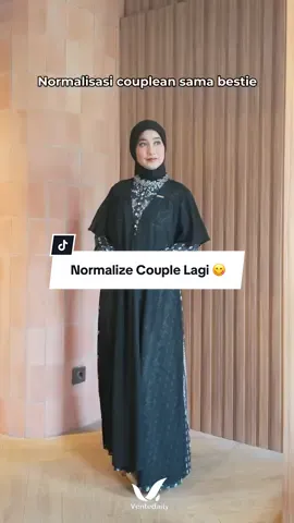 Couple outfit bareng bestie? Normal banget. Drama free, vibes full 🥰 Siap kajian bareng pakai Ayliz Maxy 😋 #inspiredyourdailyoutfit #gamislebaran #lebaran2026 