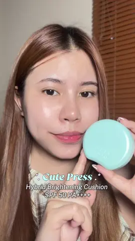 คุชชั่นตัวใหม่ล่าสุดของ Cute Press ติดทนมาก แถมปกปิดได้ดีเยี่ยม ต้องลอง 💖✨ #HybridCutepress #HybridCleanFormula #CutepressCleanFormula #ป้ายยาบิวตี้ #รีวิวบิวตี้  