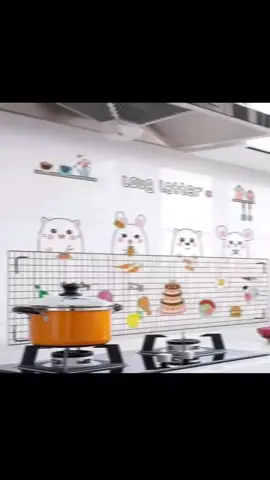 Waterproof Kitchen Anti-oil Wall Sticker #antioilwallsticker  #wallstickerkitchen  #waterproofkitchensticker  #oilproofsticker  #tiktokaffiliate 