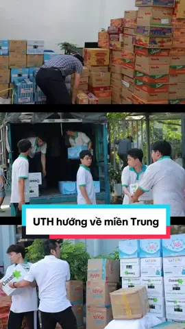 Cùng UTH lan toả chút hơi ấm đến với nơi miền Trung của Tổ quốc nhé ❤️ #UTH #huongvemientrung #lulutmientrung #fyp 