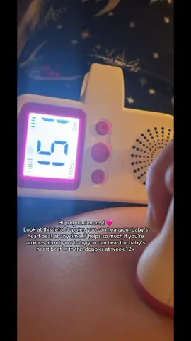 You can get this baby doppler using the link here!🩷 #fyp #pregnancy #tiktokmoms 