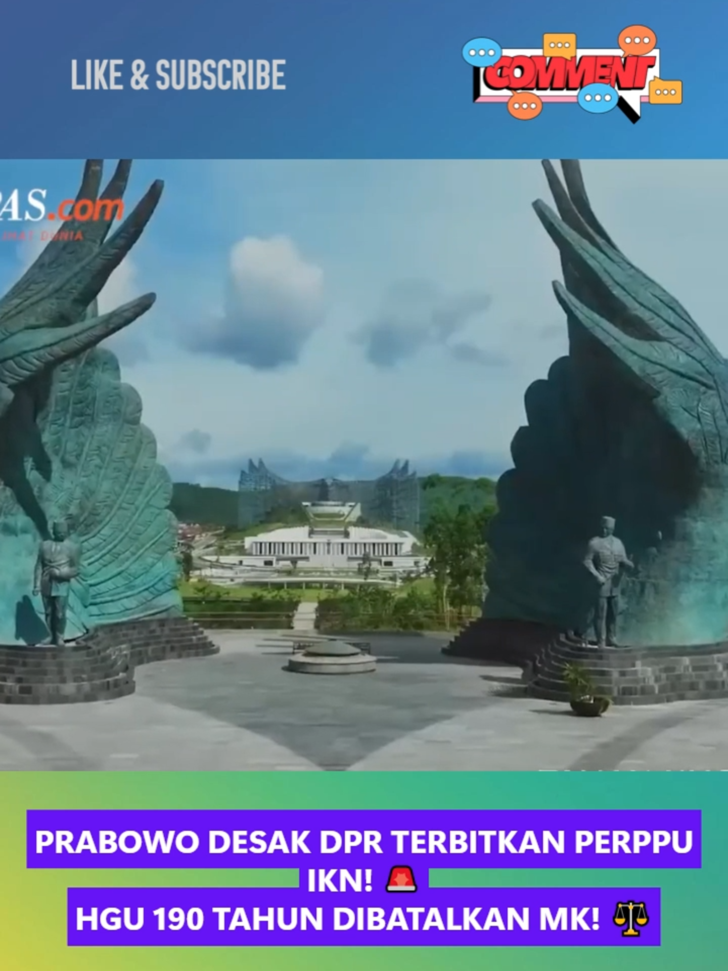 DPR Desak Prabowo Terbitkan Perppu IKN Usai Putusan MK Batalkan HGU 190 Tahun! 💥 #Hukum #Parlemen #PerpuIKN #DPRRI