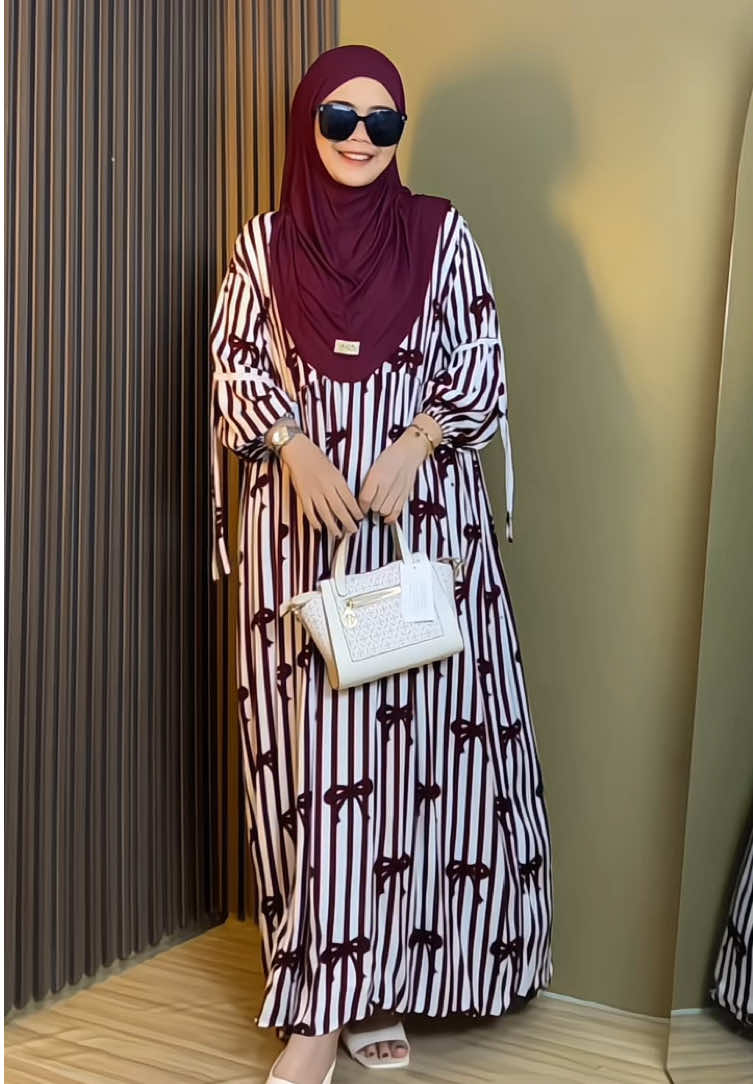 cantik sekali gamisny😍🩷🤏#rekomendasi #ootdhijabstyle #gamislebaran #gamismurah 