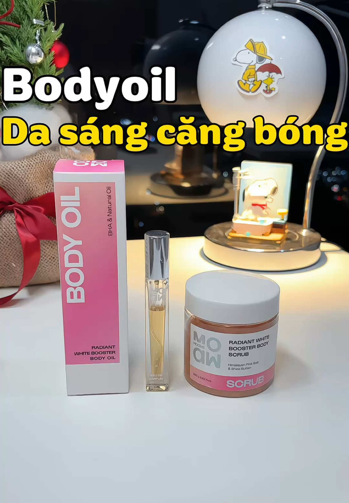 Trả lời @tranghuynh1878 Da sáng mịn, thơm tho nè #bodyoil #bodyoilmoawmoaw #duongdabody #duongtrangda #annieriviu 