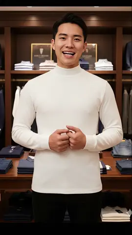 Áo giữ nhiệt gân tăm thu đông cổ cao 5cm #aogiunhiet #aogiunhietnam #aogiunhietcaocap #aogiunhietco5phan 