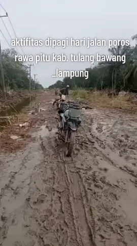 hari ini tnggal 25-11-25 suasana jalan poros kec. rawa pitu, kab. tulang bawang - lampung    #jalanrusak #indonesia🇮🇩  #viral #lampung #fyppppppppppppppppppppppp 