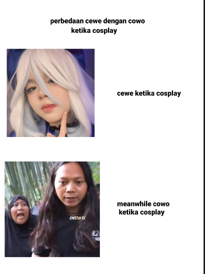 jadi siluman baok anj 😭😭😭  sc ig: dedeinoen & tiktok: Velz #fyp #dedeinoen #cosplay #anime #memestiktok 