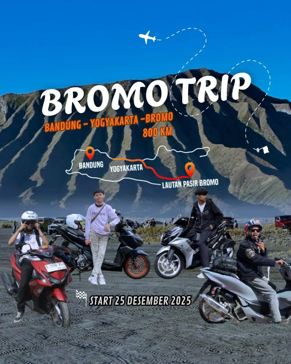 siapkan kuda besimu , amankan duit kita gas ngetan bolo , yang mau barengan gas kita dari Bandung #fyp  #touring #bromotenggersemeru #panturace #pecintakilometer 