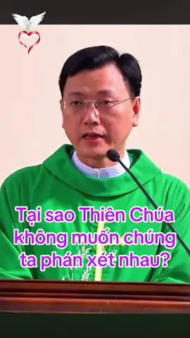 Tại sao Thiên Chúa không muốn chúng ta phán xét nhau? ❤️ Hãy cùng nhau chia sẻ Lời Chúa mỗi ngày cho gia đình và bạn bè xung quanh. Chính nhờ Lời Chúa mà chúng ta được nâng đỡ, được soi sáng, và dẫn dắt trên con đường sống đạo giữa đời. ❤ Xin đừng ngần ngại gieo những hạt giống yêu thương và chân lý của Tin Mừng vào lòng người thân yêu, để tất cả chúng ta cùng nhau đến với Chúa, hưởng vinh quang Phục Sinh muôn đời trên Thiên Đàng. ❤ Hãy là chứng nhân của Chúa trong từng lời nói và hành động! Chúa đang đợi mỗi người chúng ta trở về trong yêu thương và ơn cứu độ.🙏 #LờiChúa #CôngGiáo #tinmung #catholictiktok #xuhuong