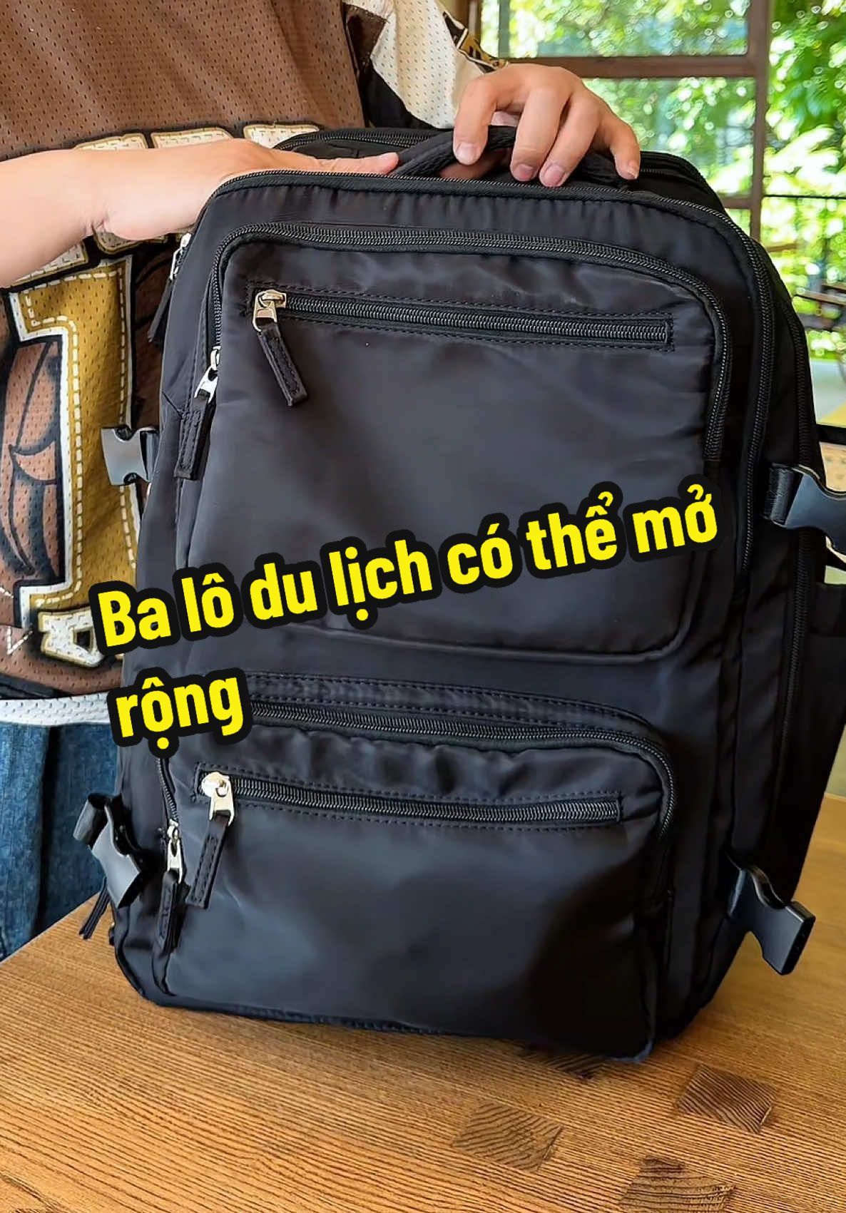 Ba lô du lịch có thể mở rộng #balo #balodulich #balocongtac #nabeodaily 