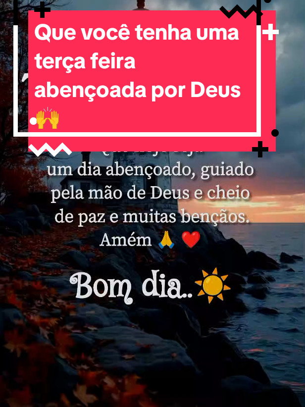 Que você tenha um dia abençoado.#bomdia #tercafeira #gratidao #obrigadodeus #mensagemdodia 