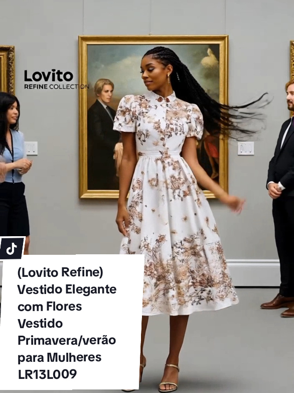 Olha que charme esse vestido da linha Refine Collection, da Lovito! Lindo, não é? Copia o 🔗 ou o 🆔 e garanta esse look elegante em seu guarda-roupa! 💖💃🏼 (Lovito Refine) Vestido Elegante com Flores  Vestido Primavera/verão para Mulheres LR13L009. #lovitorefine #lovito  #vestido  #primaveraverao  #shopeee  🆔: BKG-WXV-FCN 🔗: https://s.shopee.com.br/5fhCXYfpg3