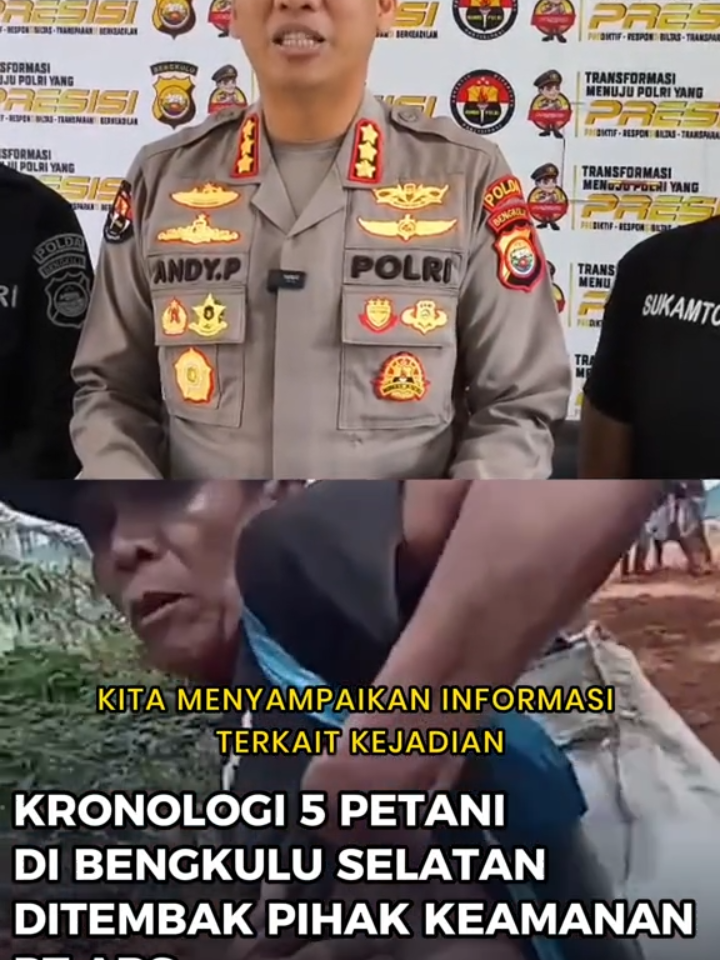 Kronologi 5 Petani di Bengkulu Selatan Ditembak Pihak Keamanan PT ABS