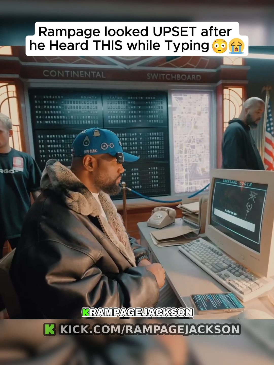 Rampage didn't expect to hear this while typing 😳😭#rampagejackson #UFC