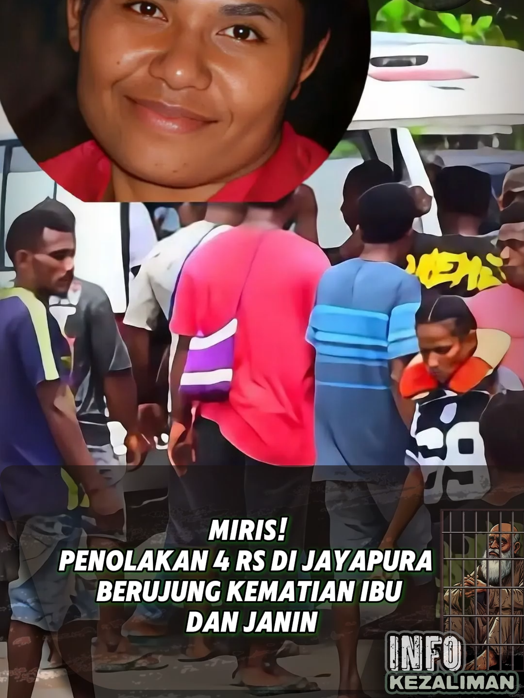Tragedi Kezaliman di Jayapura: Nyawa Ibu dan Bayi Hilang Karena Sistem yang Menindas Rakyat Kecil,  Irene dan bayinya menjadi korban sistem yang tak berpihak. ditolak empat rumah sakit, hingga nyawa mereka hilang tanpa sempat disentuh rasa kemanusiaan. informasi lengkapnya gabung grup tele @infokezaliman follow juga akun @infokezalimanofficial #fyp #fypage #foryoupage #news #trending #breakingnews #update #beritahariini #beritaterkini #beritaviral #zalim #papua #jayapura #rakyatkecil #penindasan #rumahsakit #keadilan #irene #irenesokoy