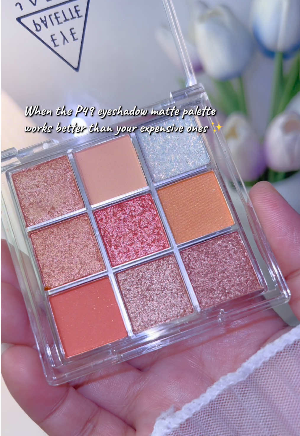 Affordable glam in one palette! ✨ #eyeshadowpalette #matteeyeshadow #shimmereyeshadow #affordablemakeup #glittereyeshadow 