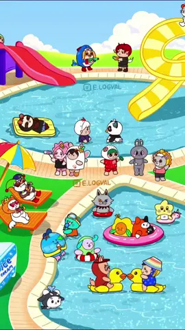 swimming together #polcasan #samruay #paody #neona #yuzumumu 