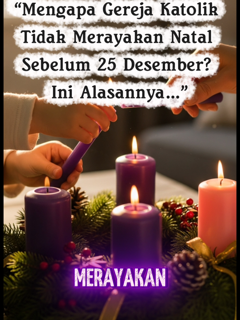 Gereja Katolik tidak merayakan Natal sebelum 25 Desember #katolikindonesia #katolikkukeren 