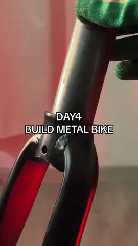Day 4 Building Metal Bike #build #bike #frame #welding #craft 