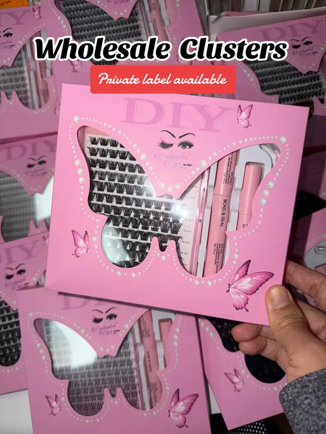 Dm us to order or click the shop link to order in Bio 🛍🛍 #lashvendor #clusterlashes #wholesalelashesvendors #privatelabellashes #eyelashextensions 