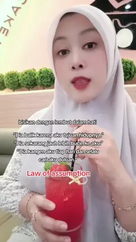 asumsi ini yang bikin dia balik dan makin bucin.. asumsi itu beda dengan Afirmasi. asumsi itu adalah keyakinan kamu. #lawofassumption #asumsi #bucin #balik 
