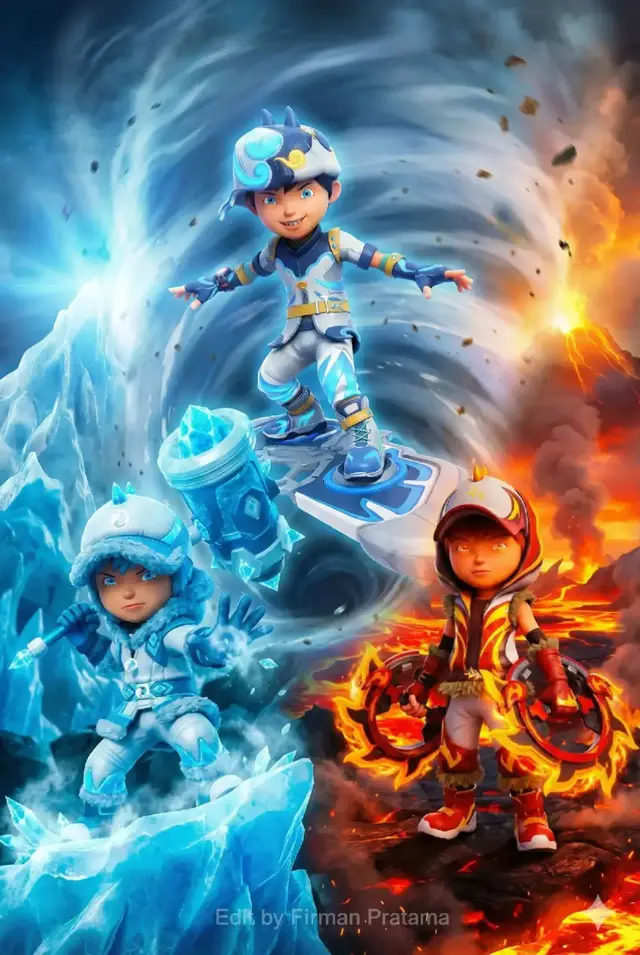 Boboiboy beliung suka tertawa 😹😂 Boboiboy Blizzard sifat nya pendiam😶🤐 Boboiboy Nova sifat nya gembira🥴🫨3 dari 7 kuasa Boboiboy menjadi tahap ke 3 season berikutnya juga akan keluar kuasa ke 3 tunggu di episode Boboiboy gurlatan#boboiboy #boboiboybeliung #boboiboynova #boboiboyblizzard #boboiboygurlatan 