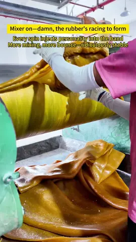 Mix too strong,bands too energetic#rubber #rubberband #naturalrubber #factory #factorywork #rubberbandfactory #rubberbandsolution #rubberbandmaking #rubberbandring #rubberbandsupplier #rubberbandcrafts #elasticrubberband #rubberbandproduct #OEM #ODM #rubberking #foryoupage 