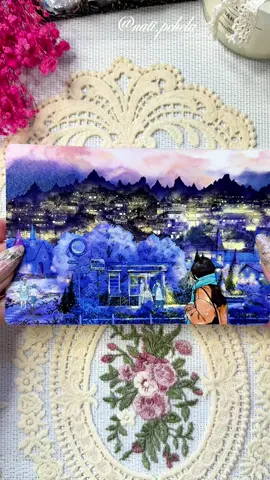 Night theme💜💙 Supplies:  From @mooboomplanner  •【ZERO】About Night Landscaping Tape  W-night city 07 •【ZERO】About Night Landscaping Tape  V-night city 06 •【Studio VI】Landscaping Tape  C - Pedestrians on the road  Discount code “NATI”for 12% off From @auriicleaf  •Sky tape  Discount code “Natalia12” for 12% off From @lblyxir  •Character tape •Tweezers  Discount Code “Natalia” for 10% off #asmrvideos #scrapbookwithme #natipchela #journaling #scrapbooking 